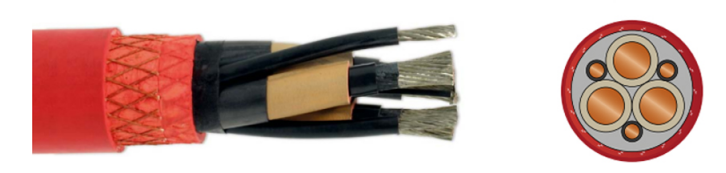 3 core mv rubber cable